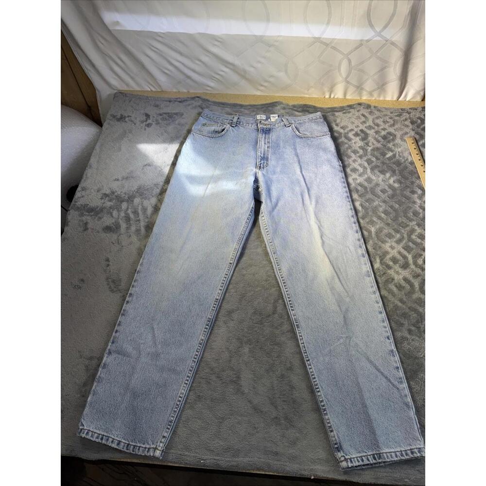 Calvin Klein Men's Easy Fit Jeans Double Stone Wash 36x32